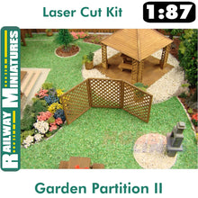 Load image into Gallery viewer, GARDEN PARTITION II Fence cut kit HO 1:87 Vessel RAILWAY MINIATURES 014
