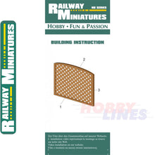 Load image into Gallery viewer, GARDEN PARTITION III Fence cut kit HO 1:87 Vessel RAILWAY MINIATURES 015
