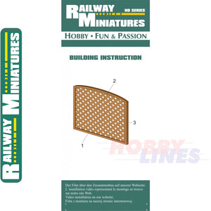 GARDEN PARTITION III Fence cut kit HO 1:87 Vessel RAILWAY MINIATURES 015