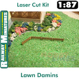 LAWN DAMINS Edging cut kit HO 1:87 Vessel RAILWAY MINIATURES 018