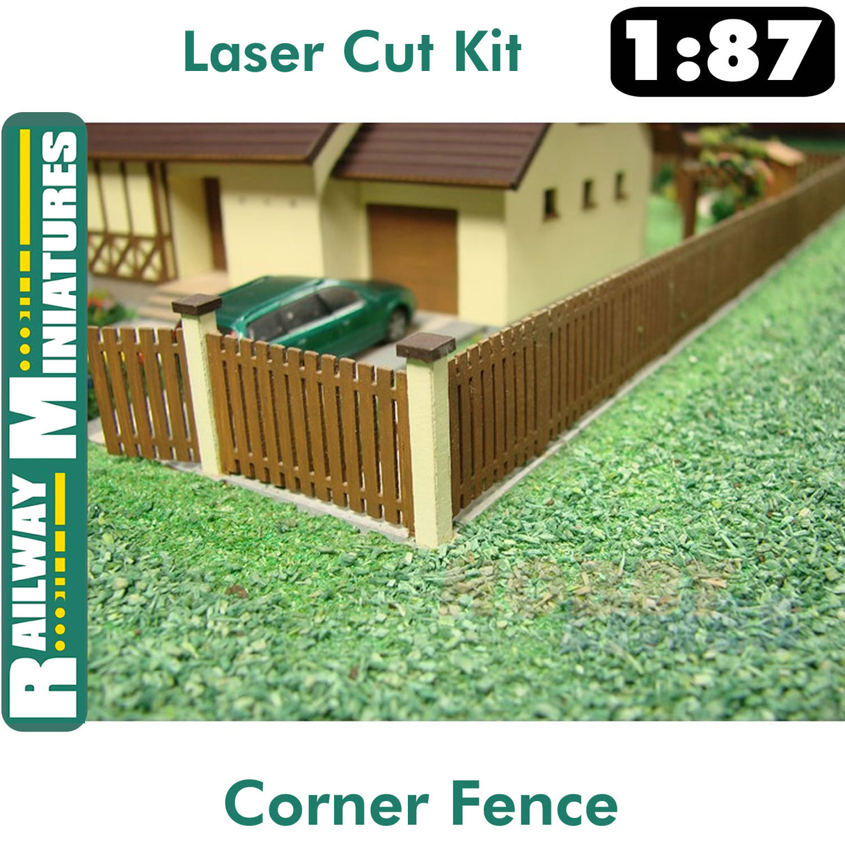 CORNER FENCE kit HO 1:87 Vessel RAILWAY MINIATURES 022