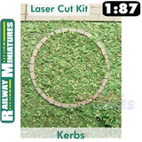 KERBS Kerb Stones kit HO 1:87 Vessel RAILWAY MINIATURES 024