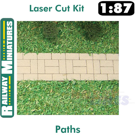 PATHS Paving kit HO 1:87 Vessel RAILWAY MINIATURES 025