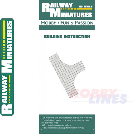 PATHS II Paving kit HO 1:87 Vessel RAILWAY MINIATURES 026