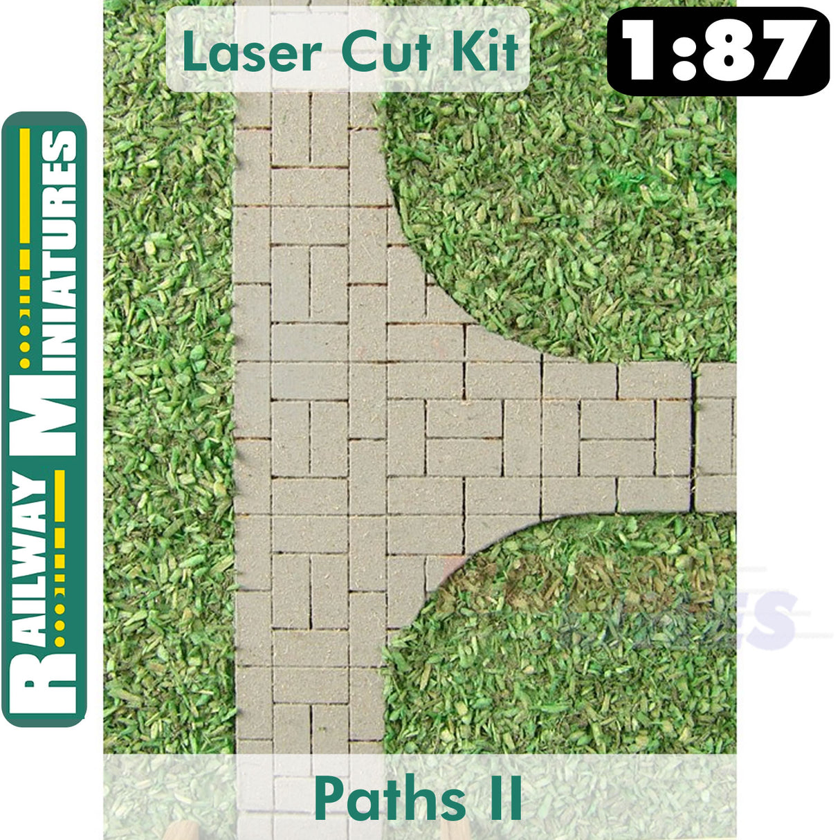 PATHS II Paving kit HO 1:87 Vessel RAILWAY MINIATURES 026