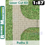 PATHS II Paving kit HO 1:87 Vessel RAILWAY MINIATURES 026