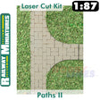PATHS II Paving kit HO 1:87 Vessel RAILWAY MINIATURES 026