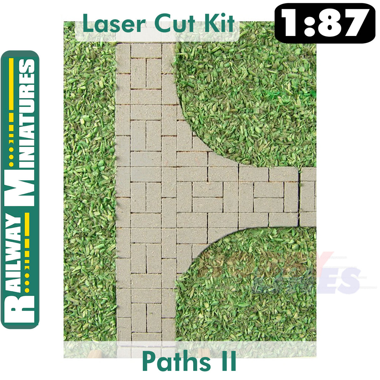 PATHS II Paving kit HO 1:87 Vessel RAILWAY MINIATURES 026
