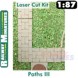 PATHS III Paving kit HO 1:87 Vessel RAILWAY MINIATURES 027
