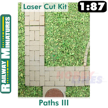 PATHS III Paving kit HO 1:87 Vessel RAILWAY MINIATURES 027
