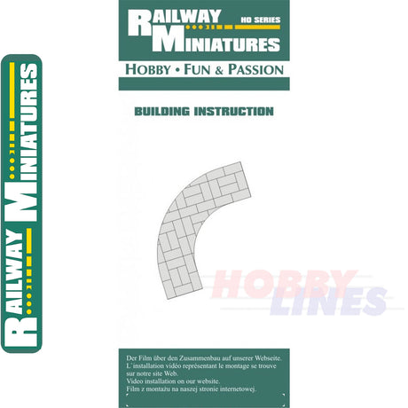 PATHS IV Paving kit HO 1:87 Vessel RAILWAY MINIATURES 028