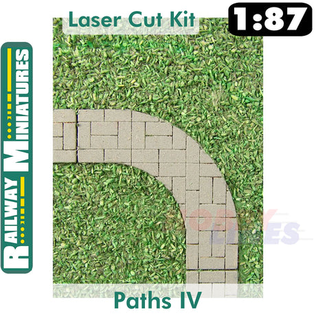 PATHS IV Paving kit HO 1:87 Vessel RAILWAY MINIATURES 028