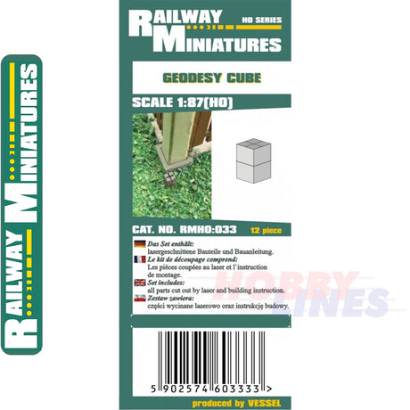 GEODESY CUBE kit HO 1:87 Vessel RAILWAY MINIATURES 033