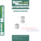 GEODESY CUBE kit HO 1:87 Vessel RAILWAY MINIATURES 033