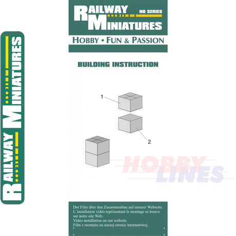 GEODESY CUBE kit HO 1:87 Vessel RAILWAY MINIATURES 033