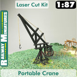 Portable Crane | Railway Miniatures  | RMHO:034