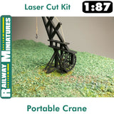 Portable Crane | Railway Miniatures  | RMHO:034