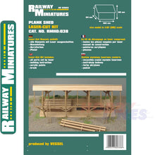 Load image into Gallery viewer, PLANK SHED kit HO 1:87 Vessel RAILWAY MINIATURES 038
