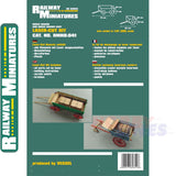 HORSE WAGON & HORSE DRAWN CART kit HO 1:87 Vessel RAILWAY MINIATURES 041