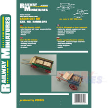 Load image into Gallery viewer, HORSE WAGON &amp; HORSE DRAWN CART kit HO 1:87 Vessel RAILWAY MINIATURES 041
