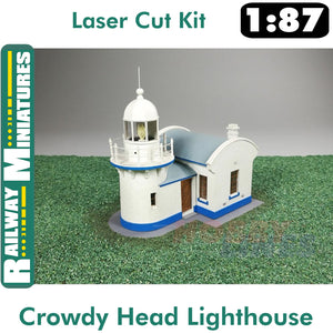 CROWDY HEAD LIGHTHOUSE kit HO 1:87 Vessel RAILWAY MINIATURES 042