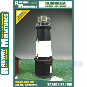 ULKOKALLA LIGHTHOUSE kit Finland HO 1:87 Vessel RAILWAY MINIATURES 045