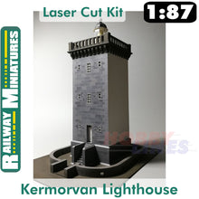 Load image into Gallery viewer, KERMORVAN LIGHTHOUSE kit France HO 1:87 Vessel RAILWAY MINIATURES 046
