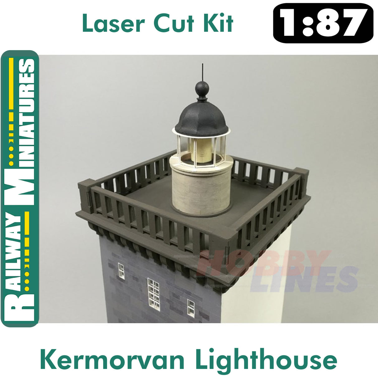 KERMORVAN LIGHTHOUSE kit France HO 1:87 Vessel RAILWAY MINIATURES 046