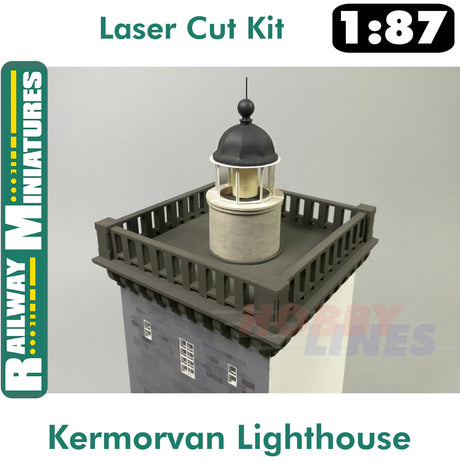 KERMORVAN LIGHTHOUSE kit France HO 1:87 Vessel RAILWAY MINIATURES 046