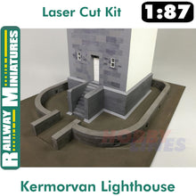 Load image into Gallery viewer, KERMORVAN LIGHTHOUSE kit France HO 1:87 Vessel RAILWAY MINIATURES 046
