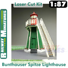 Load image into Gallery viewer, BUNTHAUSER SPITZ LIGHTHOUSE kit Germany HO 1:87 Vessel RAILWAY MINIATURES 047
