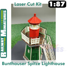 Load image into Gallery viewer, BUNTHAUSER SPITZ LIGHTHOUSE kit Germany HO 1:87 Vessel RAILWAY MINIATURES 047
