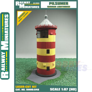 PILSUMER LIGHTHOUSE kit Germany HO 1:87 Vessel RAILWAY MINIATURES 048