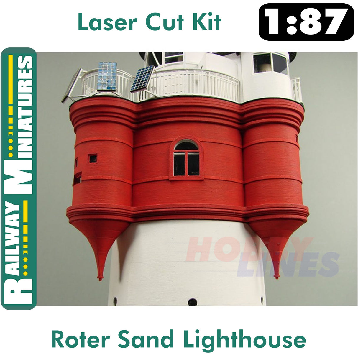 ROTER SAND LIGHTHOUSE kit Germany HO 1:87 Vessel RAILWAY MINIATURES 049