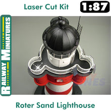 Load image into Gallery viewer, ROTER SAND LIGHTHOUSE kit Germany HO 1:87 Vessel RAILWAY MINIATURES 049
