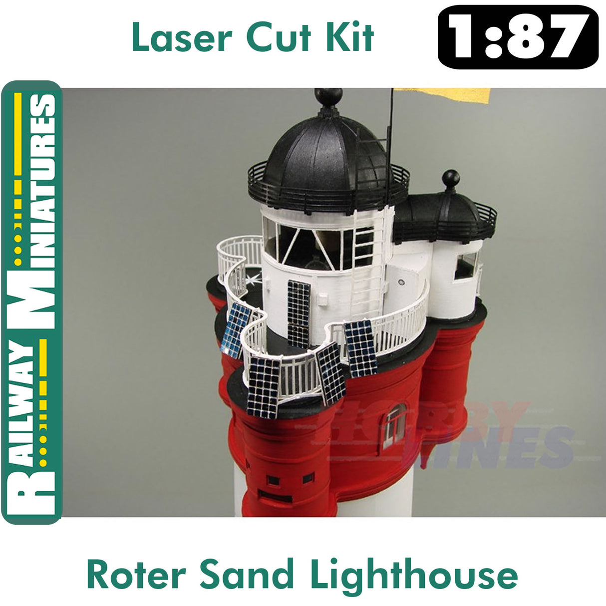 ROTER SAND LIGHTHOUSE kit Germany HO 1:87 Vessel RAILWAY MINIATURES 049