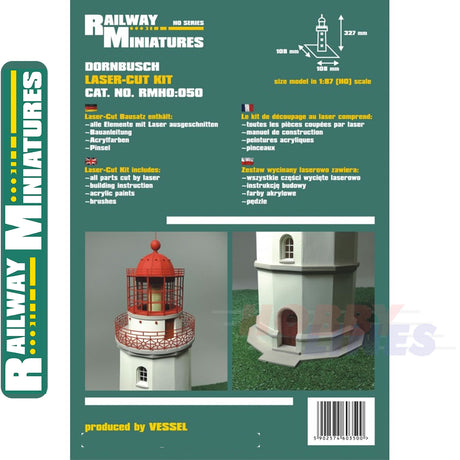 DORNBUSCH LIGHTHOUSE kit Germany HO 1:87 Vessel RAILWAY MINIATURES 050