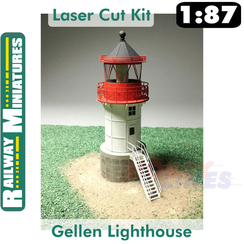 GELLEN LIGHTHOUSE kit Germany HO 1:87 Vessel RAILWAY MINIATURES 051