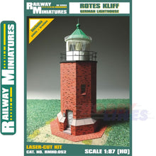 Load image into Gallery viewer, ROTES KLIFF LIGHTHOUSE kit Germany HO 1:87 Vessel RAILWAY MINIATURES 052
