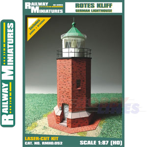 ROTES KLIFF LIGHTHOUSE kit Germany HO 1:87 Vessel RAILWAY MINIATURES 052