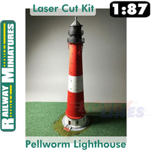 Load image into Gallery viewer, PELLWORM LIGHTHOUSE kit Germany HO 1:87 Vessel RAILWAY MINIATURES 053
