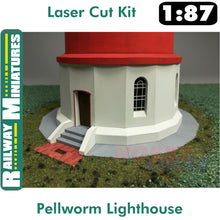 Load image into Gallery viewer, PELLWORM LIGHTHOUSE kit Germany HO 1:87 Vessel RAILWAY MINIATURES 053
