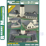 BUILDINGS FOR KAMPEN LIGHTHOUSE kit Germany HO1:87 Vessel RAILWAY MINIATURES 055