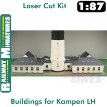 Load image into Gallery viewer, BUILDINGS FOR KAMPEN LIGHTHOUSE kit Germany HO1:87 Vessel RAILWAY MINIATURES 055
