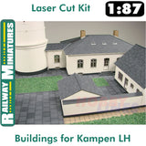 BUILDINGS FOR KAMPEN LIGHTHOUSE kit Germany HO1:87 Vessel RAILWAY MINIATURES 055