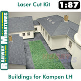 BUILDINGS FOR KAMPEN LIGHTHOUSE kit Germany HO1:87 Vessel RAILWAY MINIATURES 055