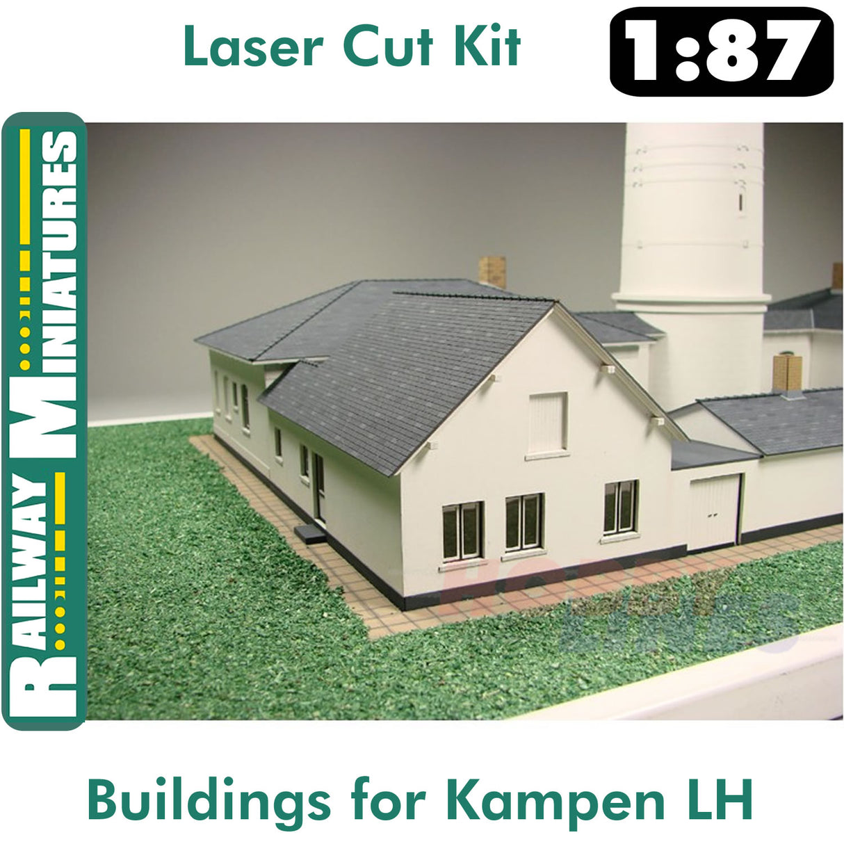 BUILDINGS FOR KAMPEN LIGHTHOUSE kit Germany HO1:87 Vessel RAILWAY MINIATURES 055