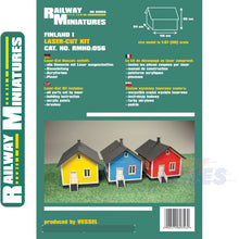 Load image into Gallery viewer, FINLAND 1 SINGLE FAMILY HOUSE kit HO 1:87 Vessel RAILWAY MINIATURES 056
