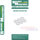 OPENWORK PLATE kit HO 1:87 Vessel RAILWAY MINIATURES 058