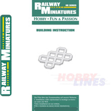 Load image into Gallery viewer, OPENWORK PLATE kit HO 1:87 Vessel RAILWAY MINIATURES 058
